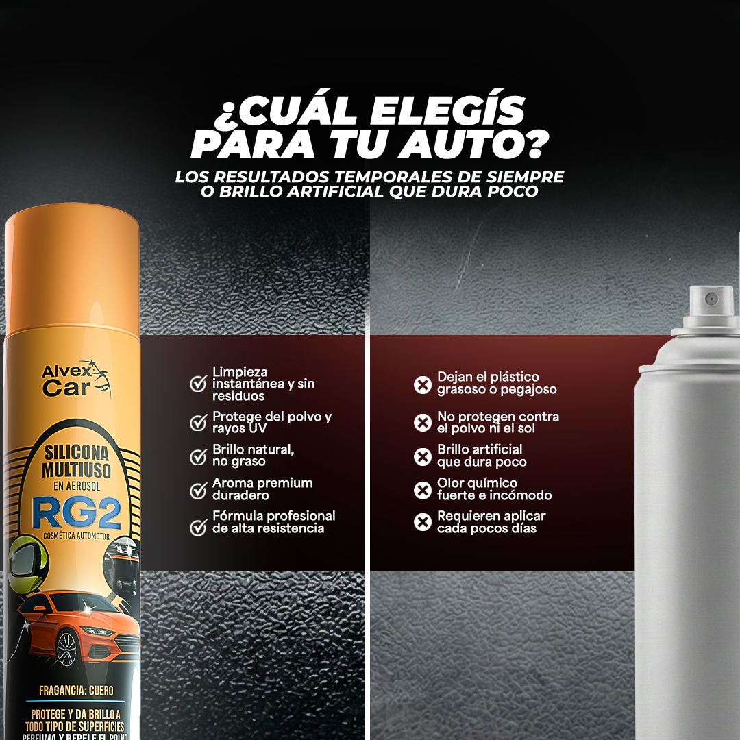 InteriorDetailer® - Restaurador de Plásticos con Efecto Brillo Intenso en aerosol