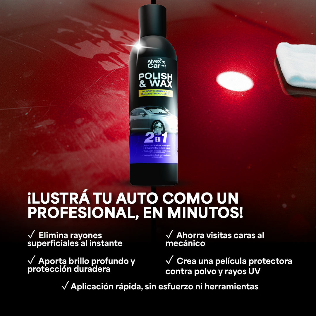 AlvexCar® | Pulidor y Restaurador de pintura automotriz | 500 ML