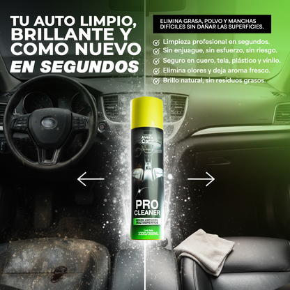 ProClean® | Espuma limpiadora multifuncional para auto