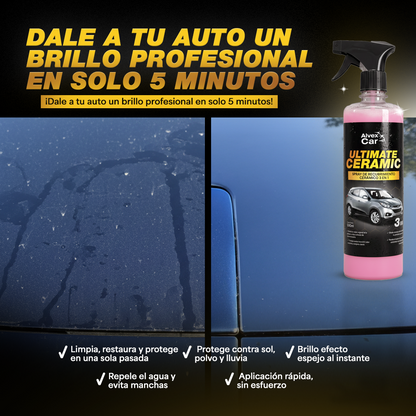 UltimateCeramic® | Spray de Recubrimiento Cerámico 3 EN 1 | 500 ML