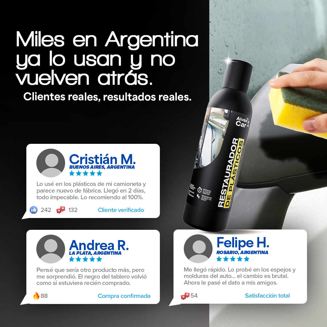 AlvexCar® | Restaurador de plásticos