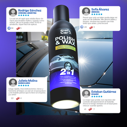 AlvexCar® | Pulidor y Restaurador de pintura automotriz | 500 ML