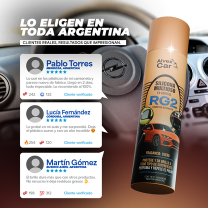 InteriorDetailer® -  Restaurador de Plásticos con Efecto Brillo Intenso en aerosol