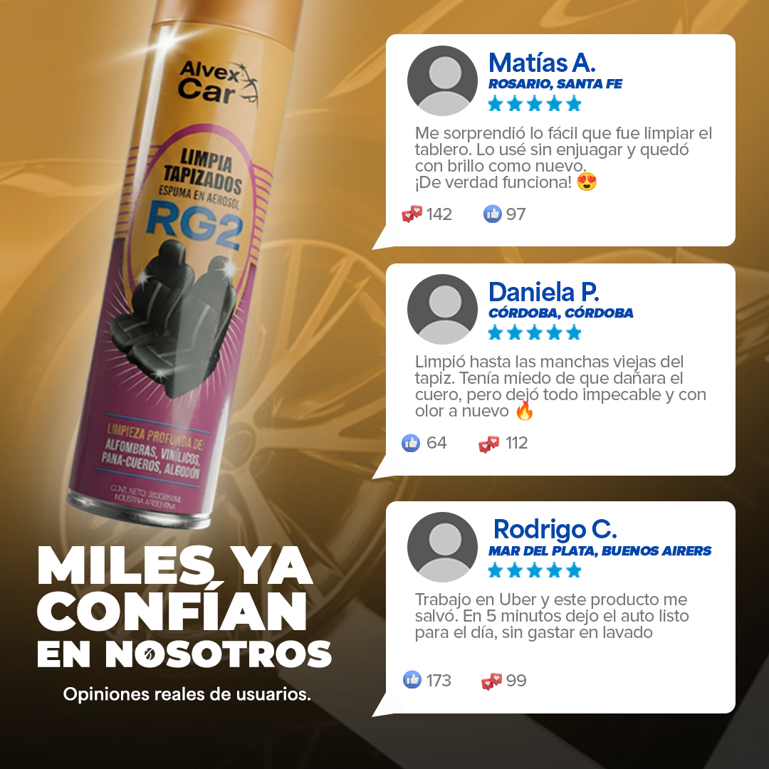 ProClean® | Espuma limpiadora multifuncional para auto