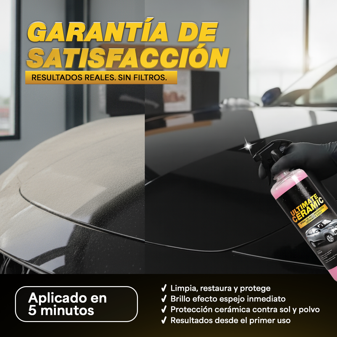 UltimateCeramic® | Spray de Recubrimiento Cerámico 3 EN 1 | 500 ML