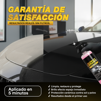 UltimateCeramic® | Spray de Recubrimiento Cerámico 3 EN 1 | 500 ML