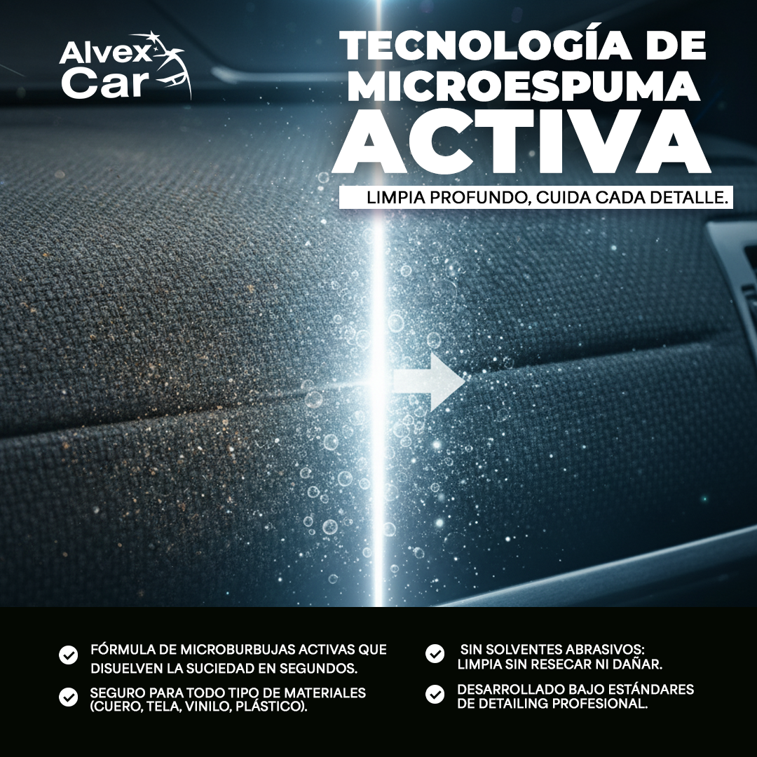 ProClean® | Espuma limpiadora multifuncional para auto