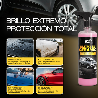 UltimateCeramic® | Spray de Recubrimiento Cerámico 3 EN 1 | 500 ML