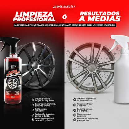 Oxide Remover® | Spray limpia llantas profesional | 500 ML