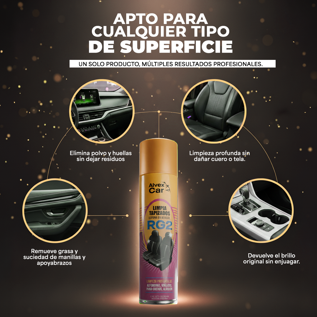 ProClean® | Espuma limpiadora multifuncional para auto