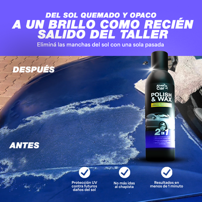 AlvexCar® | Pulidor y Restaurador de pintura automotriz | 500 ML