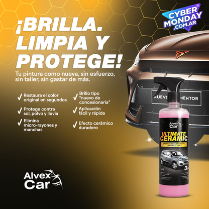UltimateCeramic® | Spray de Recubrimiento Cerámico 3 EN 1 | 500 ML